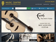 Tablet Screenshot of musiccentre.co.uk