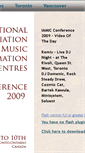 Mobile Screenshot of iamic.musiccentre.ca